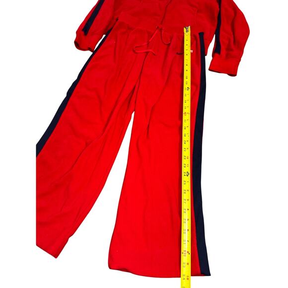 Reebok Vintage track suit in red and blue size Large - Picture 6 of 14